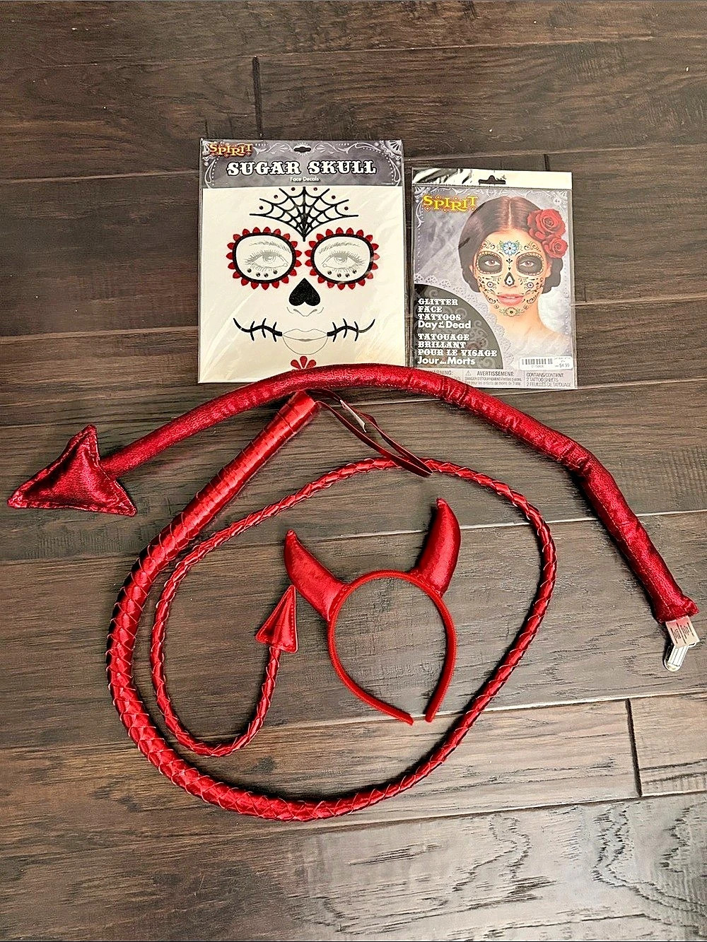 Spirit Halloween Devil costume accessories Red Halloween Costume Accessory Set